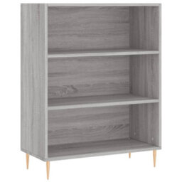 Berkfield Bookcase Grey Sonoma 69.5X32.5X90 Cm Engineered Wood - thumbnail 2