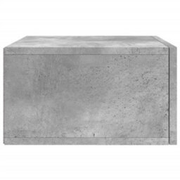 Berkfield Wall-Mounted Bedside Cabinet Concrete Grey 35X35X20 Cm - thumbnail 7