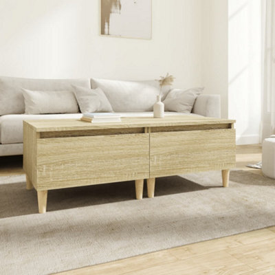 Berkfield Side Tables 2 Pcs Sonoma Oak 50X46X35 Cm Engineered Wood - image 1