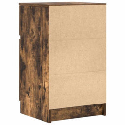 Berkfield Bedside Cabinet Smoked Oak 39X35X65 Cm Engineered Wood - thumbnail 8