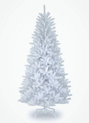 Shatchi Alaskan Pine 5Ft White Christmas Tree With Metal Stands - image 1