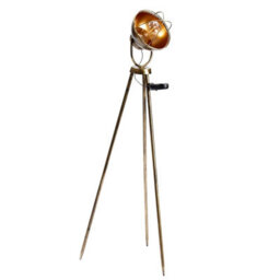 Solar Powered Tripod Trisol Lime Light - Weatherproof Floor Standing Vintage Style Outdoor Garden Led Lighting - H104 X 27Cm Dia - thumbnail 2