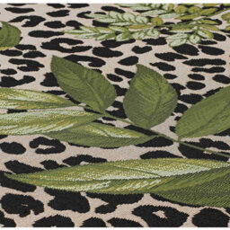 Melrose Modern Style Rugs Green Animal Print Non-Slip Indoor/outdoor Rug 200/285Cm - thumbnail 2