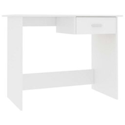 Berkfield Desk White 100X50X76 Cm Engineered Wood - thumbnail 2