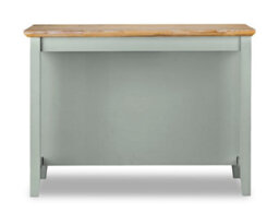 Statement Furniture Florence Sage Green Breakfast Bar Kitchen Island With Shelves - thumbnail 4