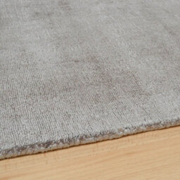 Grey Viscose Easy To Clean Plain Handmade , Luxurious , Modern Rug For Living Room, Bedroom - 160Cm X 230Cm - thumbnail 3