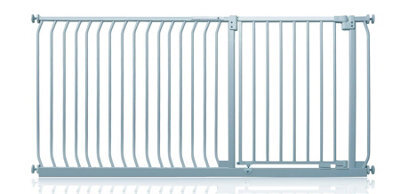 Safetots Elite Pressure Safety Gate, 171Cm - 180Cm, Matt Grey, Pressure Fit Stair Gate - image 1