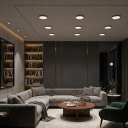 Led Recessed Ceiling Downlights Set Of 2 12W Warm White 2700K Slim Round Spotlights - thumbnail 9