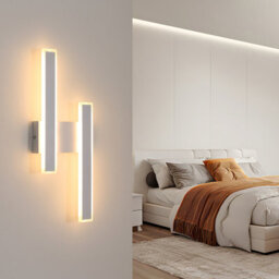 Pheashine Sleek Acrylic Led Wall Lamp 44Cm Warm Light 3000K For Living Room Study Bedroom Corridor - thumbnail 2