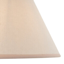 Loops 30Cm Vintage White Tapered Cylinder Lamp Shade With Elegant Almond Detail - thumbnail 2