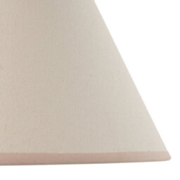 Loops 30Cm Vintage White Tapered Cylinder Lamp Shade With Elegant Almond Detail - thumbnail 3
