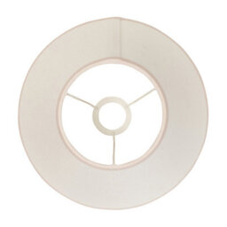 Loops 30Cm Vintage White Tapered Cylinder Lamp Shade With Elegant Almond Detail - thumbnail 4