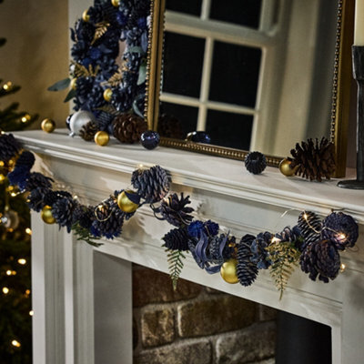 Dibor Moonlight Christmas Xmas Table Decoration Christmas Garland 1.2M - image 1
