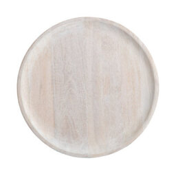 MH London Electra Side Table Solid Wood Living Room End Table Bedside Table Whitewash Wooden Side Table - thumbnail 6