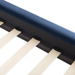 Beliani Bed Velvet Marville 180 X 200 Cm (Eu Super King) Navy Blue - thumbnail 7