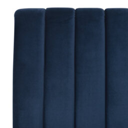 Beliani Bed Velvet Marville 180 X 200 Cm (Eu Super King) Navy Blue - thumbnail 9
