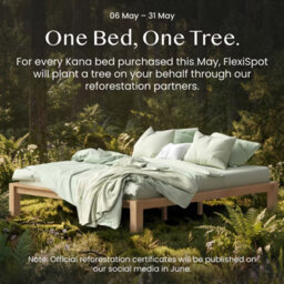 Flexispot Walnut King Size Solid Wood Bed Frame With Japanese Joinery, 150 X 200 Cm - thumbnail 2