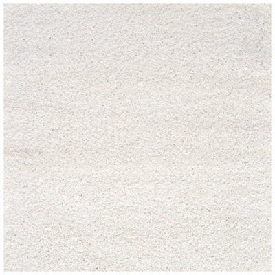The Rugs White Soft Plain Design Fluffy Shaggy Rugs And Runners High Pile Living Room Kitchen Hallway 380 - image 1