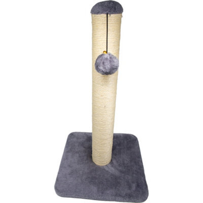 Zoon Freestanding Grey Scratching Post - 51Cm - image 1