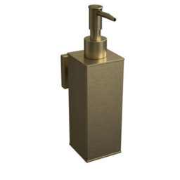 Rothley Satin Brass Square Soap Dispenser - thumbnail 2