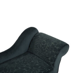 Beliani Right-Hand Chaise Longue Biarritz Velvet Dark Green - thumbnail 6