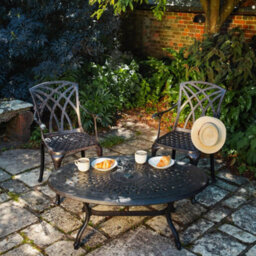 Lazy Susan Bella Antique Bronze 2 Seater Garden Furniture Set - thumbnail 1