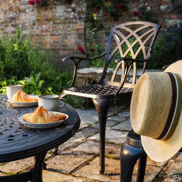 Lazy Susan Bella Antique Bronze 2 Seater Garden Furniture Set - thumbnail 5