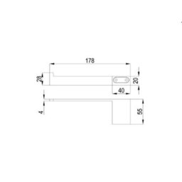 Homestylestore Chrome Wall Mounted Square Bathroom Toilet Roll Holder - thumbnail 3