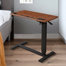 Levede Standing Desk Height Adjustable Stand Folding Laptop Table Shelf Usb - thumbnail 1
