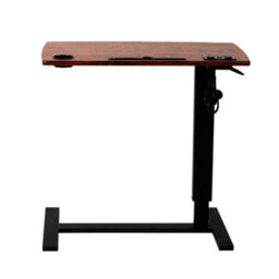 Levede Standing Desk Height Adjustable Stand Folding Laptop Table Shelf Usb - thumbnail 3
