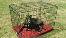 Gorpets Sherpa Cage Mat For Pet Crate - 76 X 53 Cm - Wine - thumbnail 3
