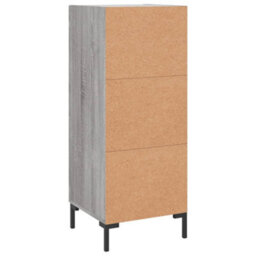 Berkfield Sideboard Grey Sonoma 34.5X34X90 Cm Engineered Wood - thumbnail 8