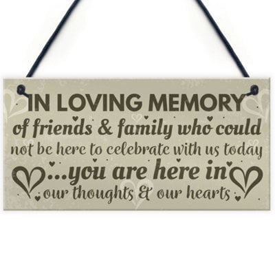 Red Ocean In Memory Plaque Christmas Tree Memorial Bauble Wedding Memorial Hanging Sign Decoration - image 1