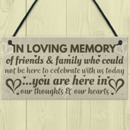Red Ocean In Memory Plaque Christmas Tree Memorial Bauble Wedding Memorial Hanging Sign Decoration - thumbnail 2