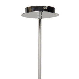 Luminosa Lighting Luminosa Lupin Linear Pendant 2 Light E27, Gloss Black, White Acrylic, Polished Chrome - thumbnail 8