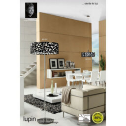 Luminosa Lighting Luminosa Lupin Linear Pendant 2 Light E27, Gloss Black, White Acrylic, Polished Chrome - thumbnail 7
