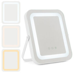 Costway Makeup Vanity Mirror Multi-Occasion 3 Color Led Mirror With Smart Touch Control - thumbnail 1