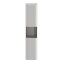 GoodHome Nevado Tall Matt Grey Bathroom Double Column Cabinet (H)160Cm (W)35Cm - thumbnail 2