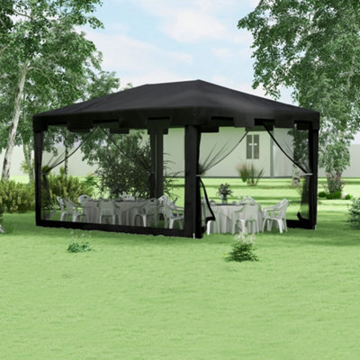 Outsunny 4 X 3M Party Tent Waterproof Garden Gazebo Canopy Wedding Cover Shade - image 1