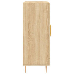 Berkfield Sideboard Sonoma Oak 69.5X34X90 Cm Engineered Wood - thumbnail 7