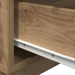 Berkfield Bedside Cabinet With Led Lights Artisan Oak 100X36X49 Cm - thumbnail 9
