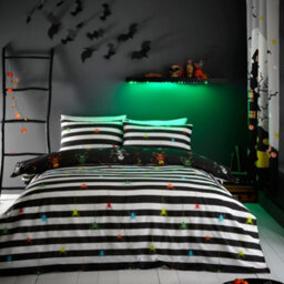 Bedlam Dancing Skeletons Glow In The Dark Duvet Cover Set - thumbnail 4