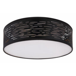 Luminosa Lighting Luminosa Tunno Cylindrical Ceiling Light Black Led 3000-6000K - thumbnail 2