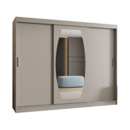Arte Rossa Sliding Door Wardrobe 250Cm Cashmere - Calming Storage For Mindful Spaces - thumbnail 1