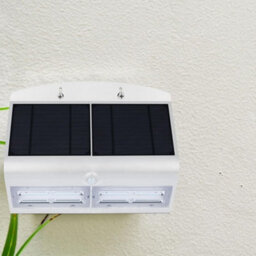 Vt-767-7 7W Led Solar Wall Light Color Code:4000K, White Body - thumbnail 8