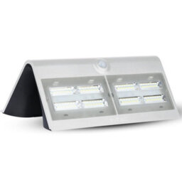 Vt-767-7 7W Led Solar Wall Light Color Code:4000K, White Body - thumbnail 9