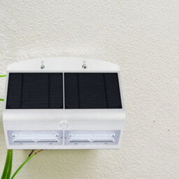 Vt-767-7 7W Led Solar Wall Light Color Code:4000K, White Body - thumbnail 2