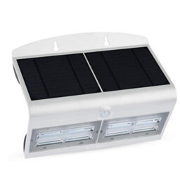 Vt-767-7 7W Led Solar Wall Light Color Code:4000K, White Body - thumbnail 1