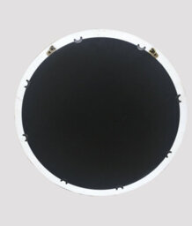 Aspect Furniture Round Window Garden Decorative Mirror-Distressed White - thumbnail 6