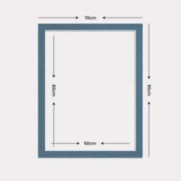 Ak Frames 90X70Cm Pompadour Picture Mounts To Fit 80X60Cm Aperture Size - Mount Board Only (No Frame Included) - thumbnail 3